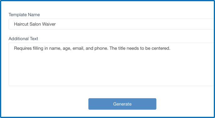 waiver signing app for business